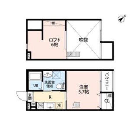 モデルノ塩池の物件間取画像